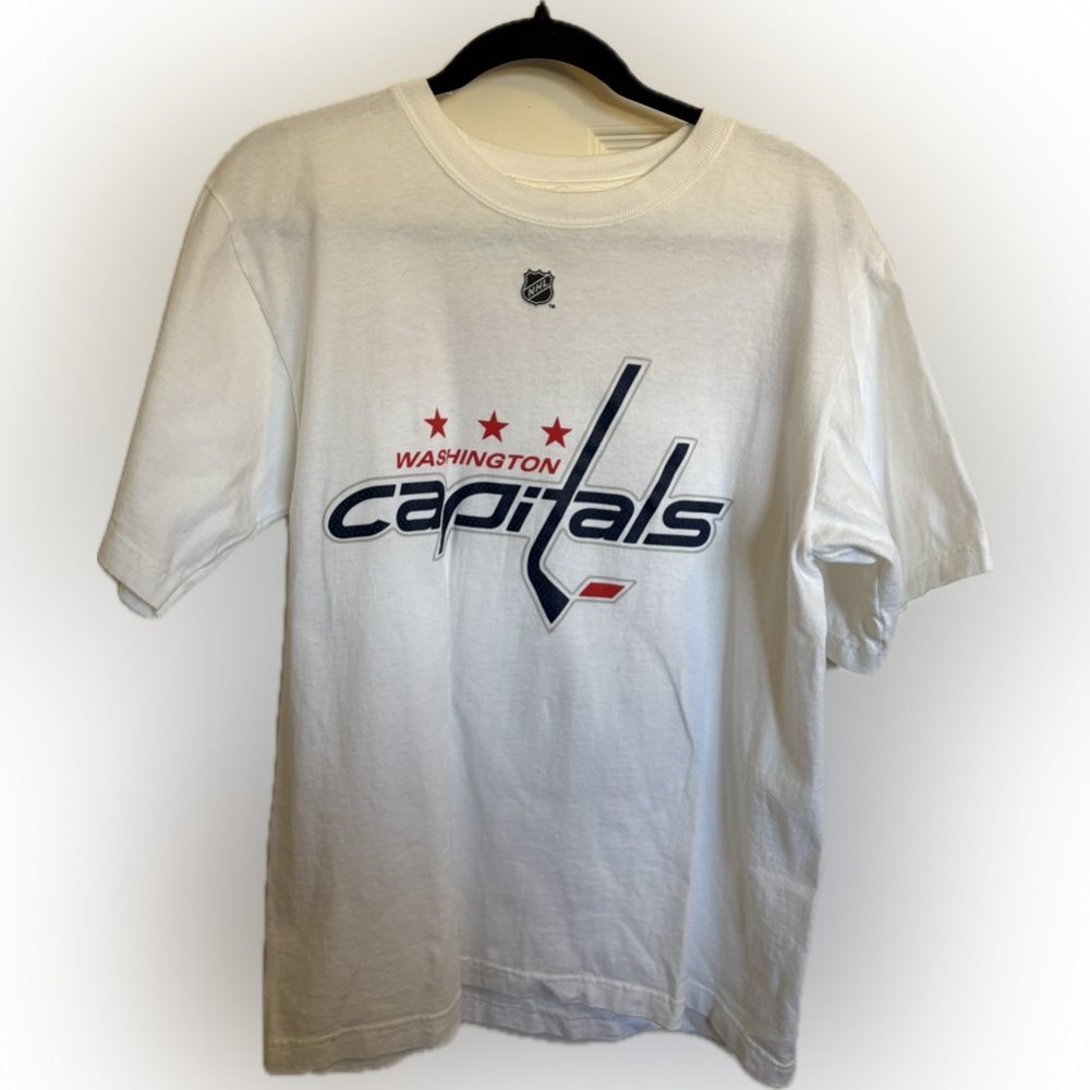 Reebok White Washington Capitals Graphic Tee